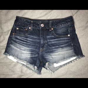 American Eagle High Rise Denim Shorts Size 4